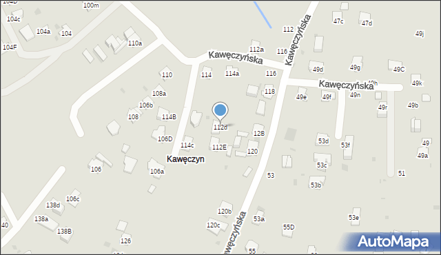 Dębica, Kawęczyńska, 112d, mapa Dębicy