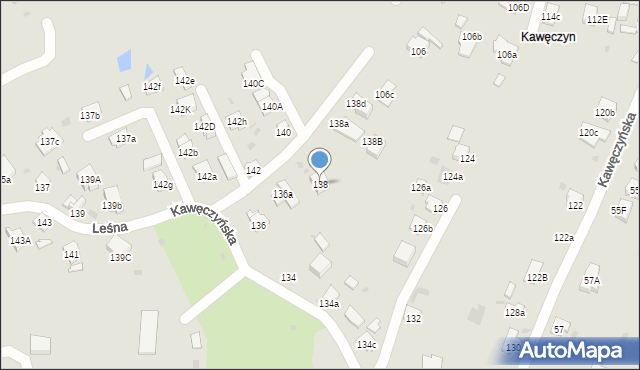 Dębica, Kawęczyńska, 138, mapa Dębicy