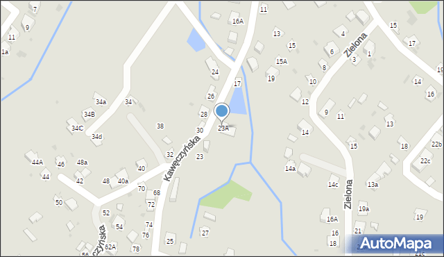 Dębica, Kawęczyńska, 23A, mapa Dębicy