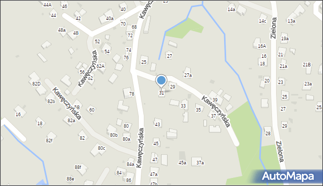 Dębica, Kawęczyńska, 31, mapa Dębicy