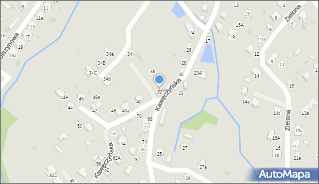 Dębica, Kawęczyńska, 32, mapa Dębicy