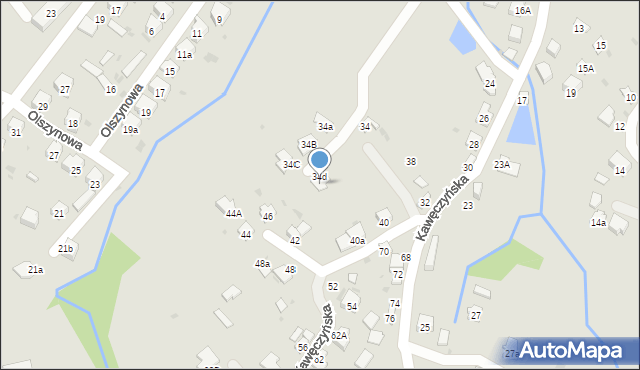 Dębica, Kawęczyńska, 36, mapa Dębicy