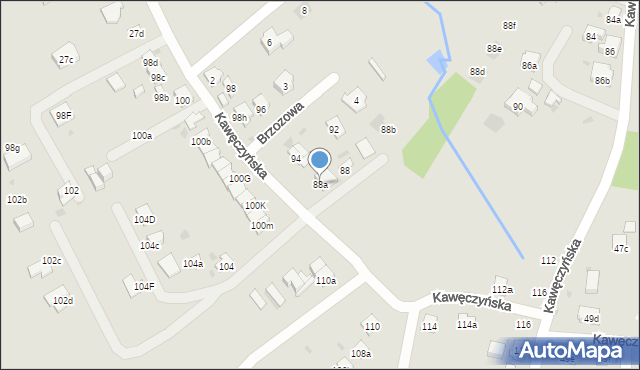 Dębica, Kawęczyńska, 88a, mapa Dębicy