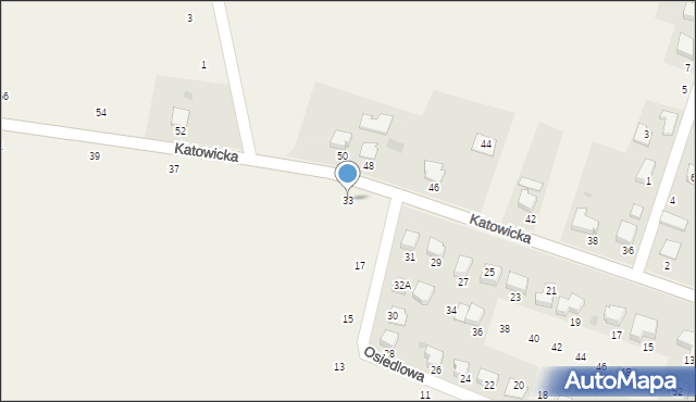Dębowiec, Katowicka, 33, mapa Dębowiec