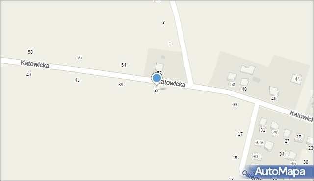 Dębowiec, Katowicka, 37, mapa Dębowiec