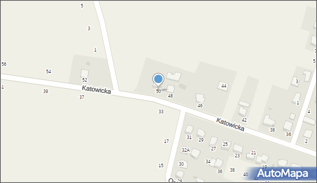 Dębowiec, Katowicka, 50, mapa Dębowiec