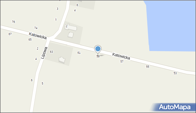 Dębowiec, Katowicka, 59, mapa Dębowiec