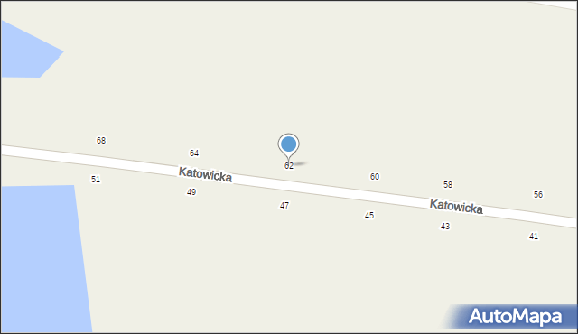 Dębowiec, Katowicka, 62, mapa Dębowiec