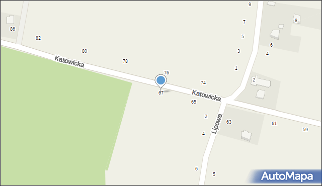 Dębowiec, Katowicka, 67, mapa Dębowiec