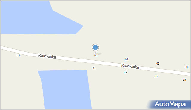 Dębowiec, Katowicka, 68, mapa Dębowiec