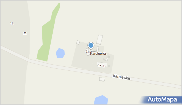 Dębówko, Karolewka, 2, mapa Dębówko