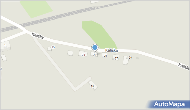 Drawsko Pomorskie, Kaliska, 23, mapa Drawsko Pomorskie