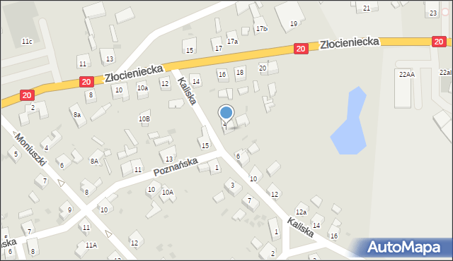 Drawsko Pomorskie, Kaliska, 4, mapa Drawsko Pomorskie