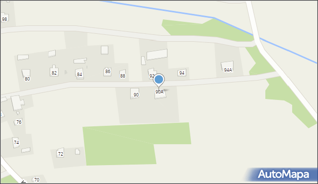 Dulcza Wielka, Kalinowskiego, ks., 90A, mapa Dulcza Wielka