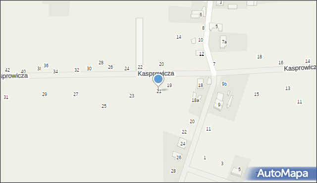 Dymaczewo Nowe, Kasprowicza Jana, 21, mapa Dymaczewo Nowe