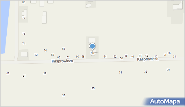 Dymaczewo Nowe, Kasprowicza Jana, 56, mapa Dymaczewo Nowe