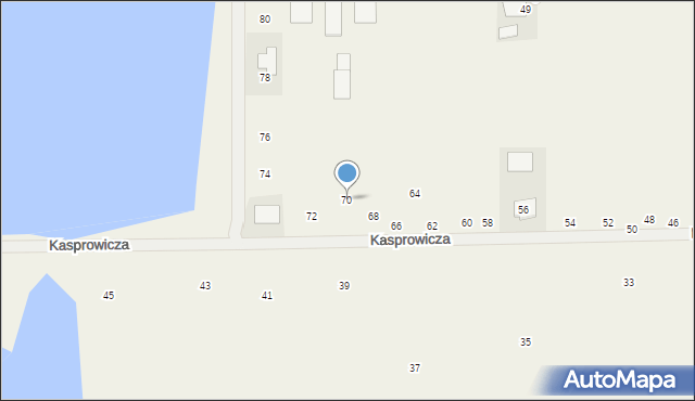 Dymaczewo Nowe, Kasprowicza Jana, 70, mapa Dymaczewo Nowe