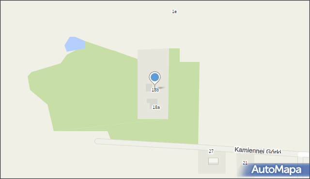 Dziechciniec, Kamiennej Górki, 18b, mapa Dziechciniec