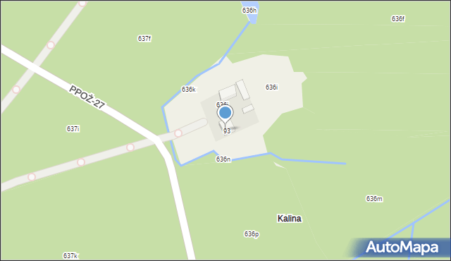 Dziembowo, Kasztanowa, 50, mapa Dziembowo