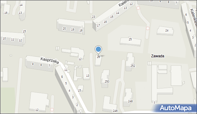 Elbląg, Kalenkiewicza Macieja, 26, mapa Elbląga