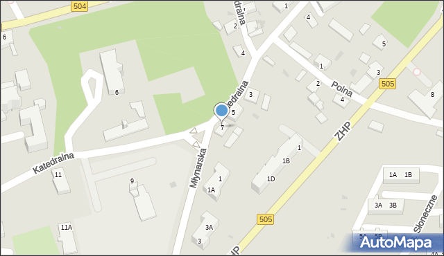 Frombork, Katedralna, 7, mapa Frombork