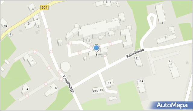 Frombork, Katedralna, 8, mapa Frombork