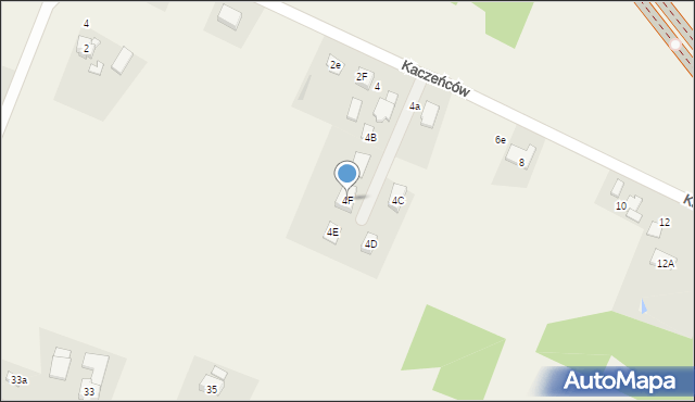 Gilowice, Kaczeńców, 4F, mapa Gilowice