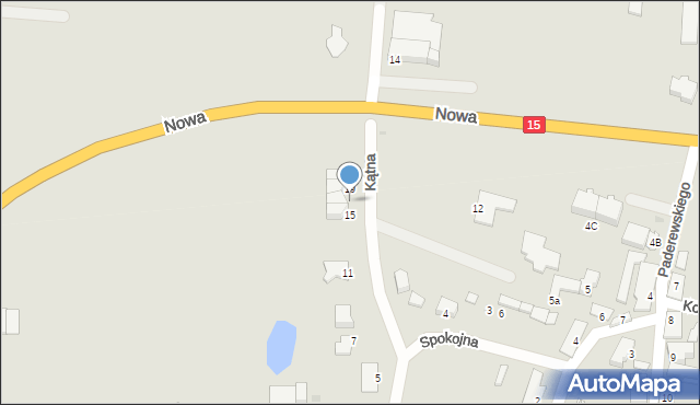 Gniewkowo, Kątna, 17, mapa Gniewkowo