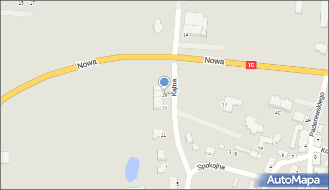 Gniewkowo, Kątna, 19, mapa Gniewkowo