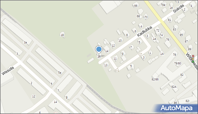 Gniezno, Kadłubka Wincentego, bp., 16, mapa Gniezna