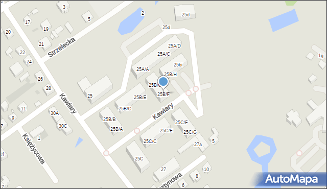 Gniezno, Kawiary, 25B/F, mapa Gniezna