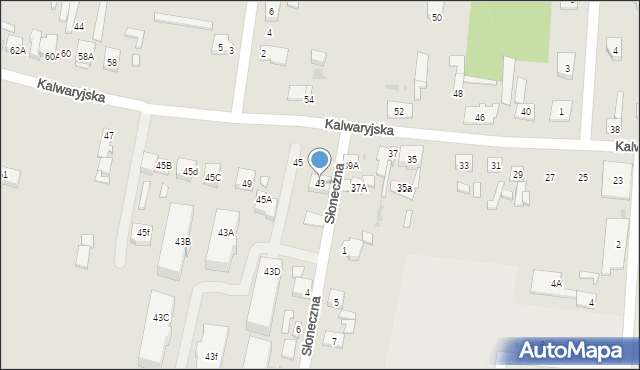 Góra Kalwaria, Kalwaryjska, 43, mapa Góra Kalwaria