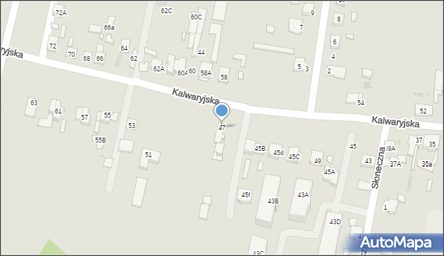 Góra Kalwaria, Kalwaryjska, 47, mapa Góra Kalwaria