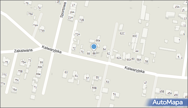 Góra Kalwaria, Kalwaryjska, 66, mapa Góra Kalwaria