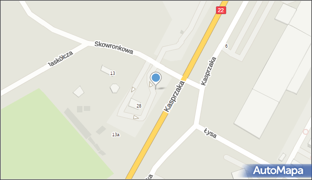 Gorzów Wielkopolski, Kasprzaka Marcina, 13, mapa Gorzów Wielkopolski