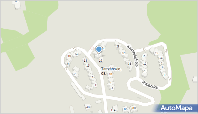 Gorzów Wielkopolski, Kasztelańska, 18, mapa Gorzów Wielkopolski