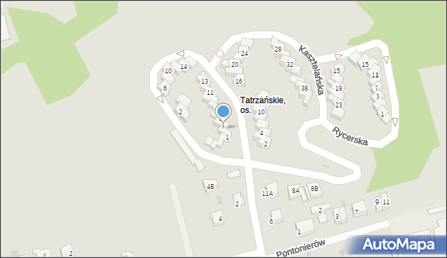 Gorzów Wielkopolski, Kasztelańska, 3, mapa Gorzów Wielkopolski