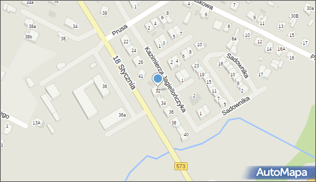 Gostynin, Kazimierza Jagiellończyka, 32, mapa Gostynin