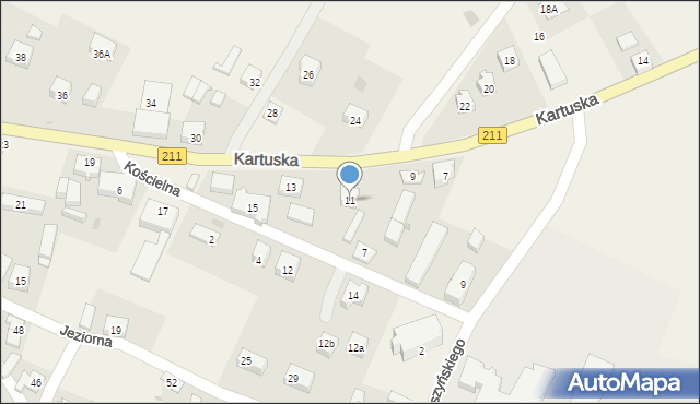 Gowidlino, Kartuska, 11, mapa Gowidlino