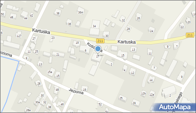 Gowidlino, Kartuska, 17, mapa Gowidlino