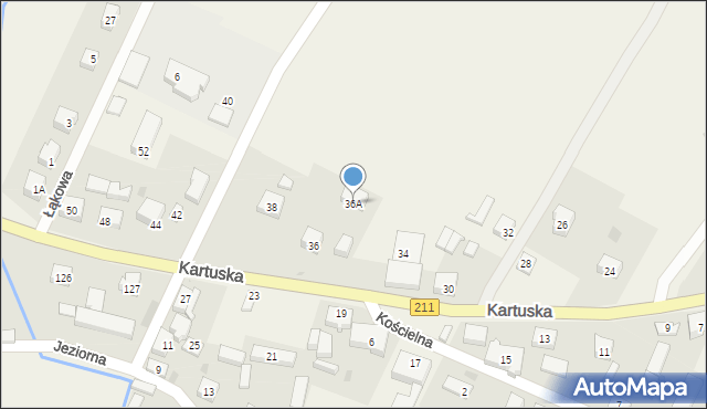 Gowidlino, Kartuska, 36A, mapa Gowidlino