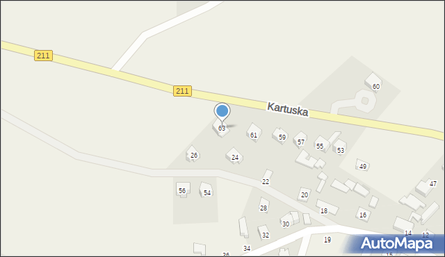 Gowidlino, Kartuska, 63, mapa Gowidlino