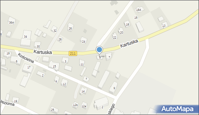 Gowidlino, Kartuska, 9, mapa Gowidlino