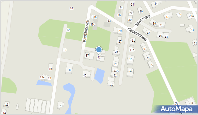 Grodzisk Mazowiecki, Kasztanowa, 41, mapa Grodzisk Mazowiecki