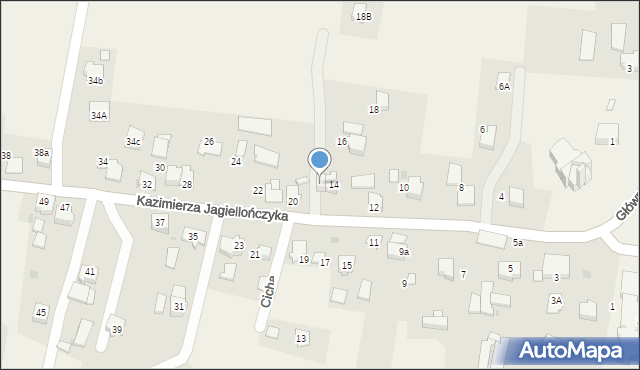 Grojec, Kazimierza Jagiellończyka, 14A, mapa Grojec