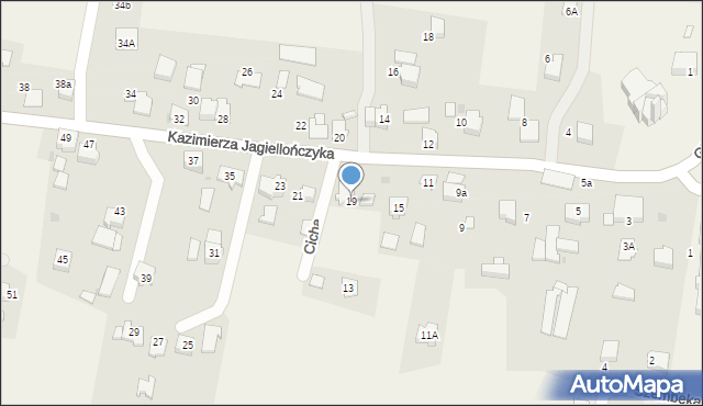 Grojec, Kazimierza Jagiellończyka, 19, mapa Grojec