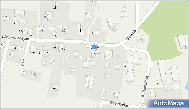 Grojec, Kazimierza Jagiellończyka, 5, mapa Grojec