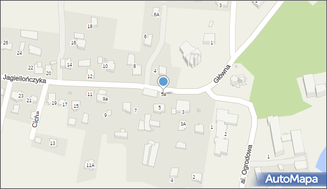 Grojec, Kazimierza Jagiellończyka, 5a, mapa Grojec