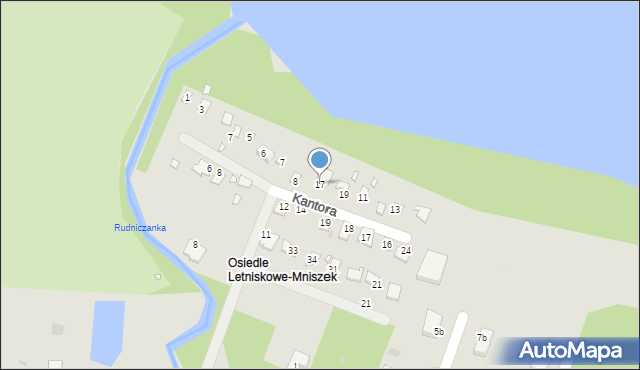 Grudziądz, Kantora Tadeusza Marii, 17, mapa Grudziądza
