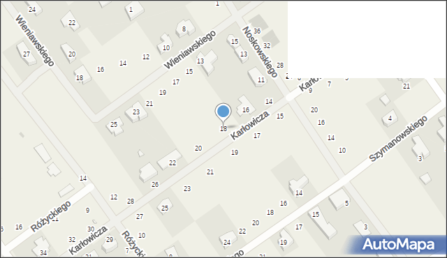 Gruszczyn, Karłowicza Mieczysława, 18, mapa Gruszczyn